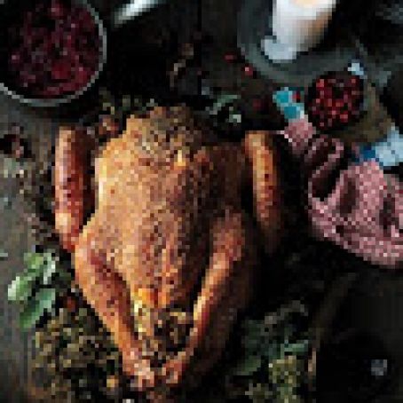 Maple Glazed Turkey with Gravy