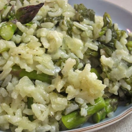 RISOTTO****Baked Risotto with Asparagus, Spinach, and Parmesan