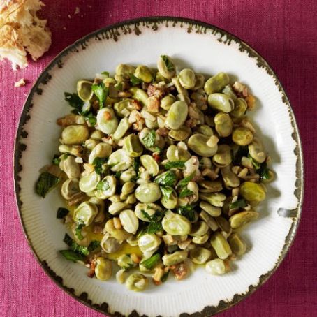 Lima Beans with Pancetta & Olive Oil