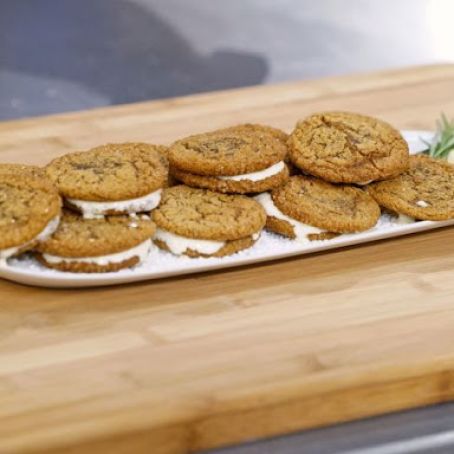 Gingersnap Ice Cream Sandwich