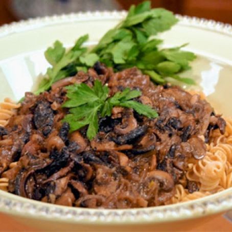 Savory Mushroom Stroganoff