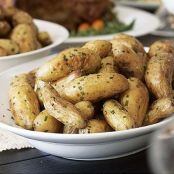 Roasted Garlic Fingerling Potatoes