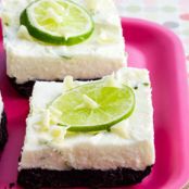 White Chocolate and Lime Cheesecake Bars