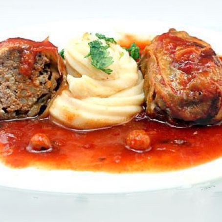 Sweet and Sour Stuffed Cabbage Rolls