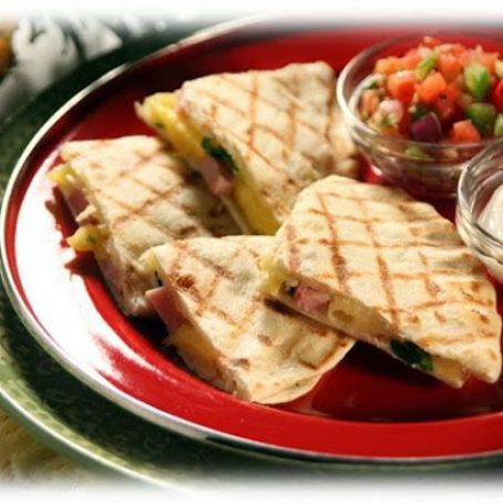 Grilled Hawaiian Quesadillas