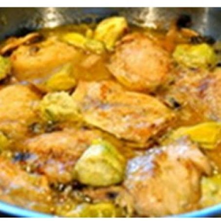 Greek Chicken with Artichokes