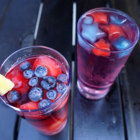 Festive Fruit Cocktails