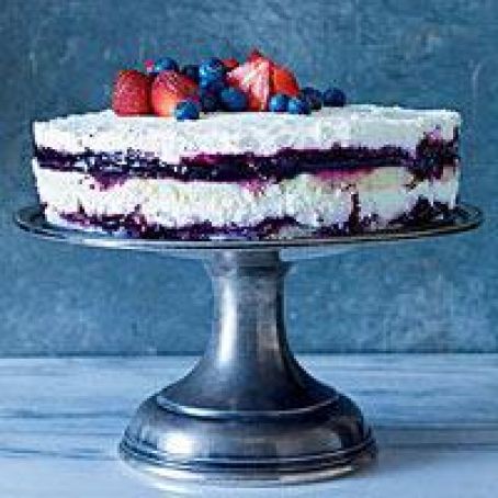 Berries and Cream Cheesecake