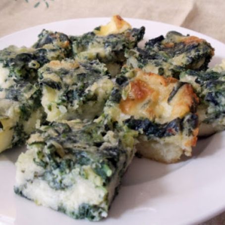Spinach Cheese Bars