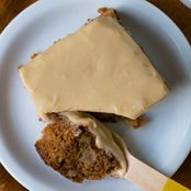 Old-Fashioned Apple Cake w/ Brown Sugar Frosting