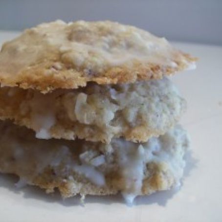 Chewy Lemon Coconut Cookies