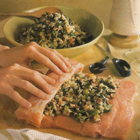 Pork Roast with Hopping John Stuffing