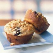 Blueberry Power Muffins with Almond Streusel