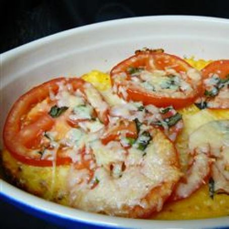 Baked Polenta with Fresh Tomatoes