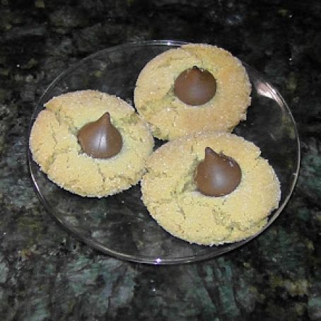 Peanut butter kisses cookies