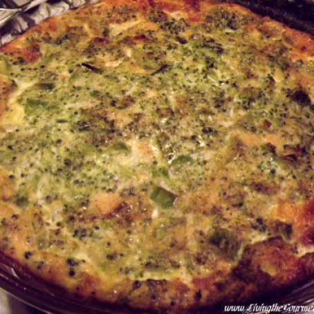 No Crust - Bacon, Cheese and Broccoli Quiche