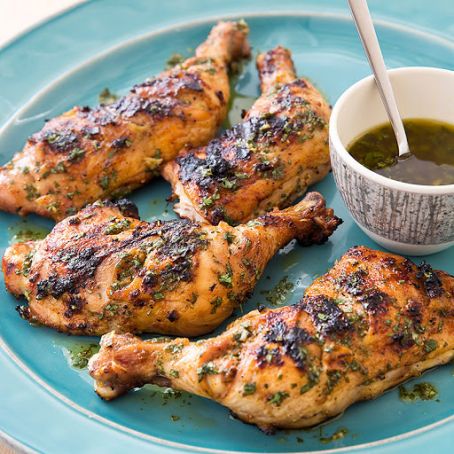 CC Grilled Chicken Leg Quarters with Lime Dressing