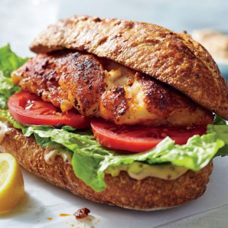 Blackened Grouper Sandwiches with Rémoulade Recipe - (4.2/5)