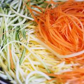 Sauteed Julienned Summer Vegetables-Zoodles