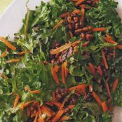 Kale & Carrot Salad with Candied Walnuts