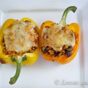 PEPPERS****Pizza-Flavoured Bulgur Wheat Stuffed Peppers