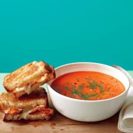 Soup - Tomato Soup w/Bacon Grilled Cheese Sandwich