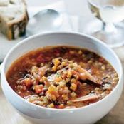 Lentil Soup with Smoked Turkey