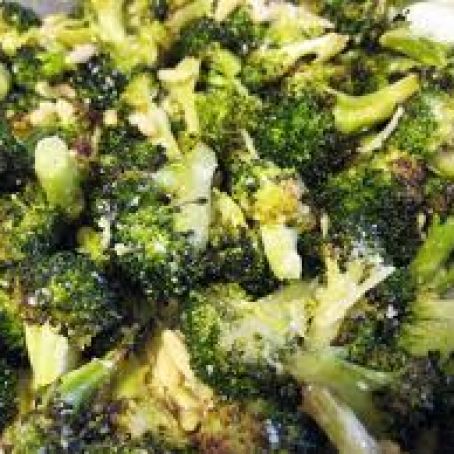 Roasted Broccoli with Shallot, Fennel Seeds, and Parmesan