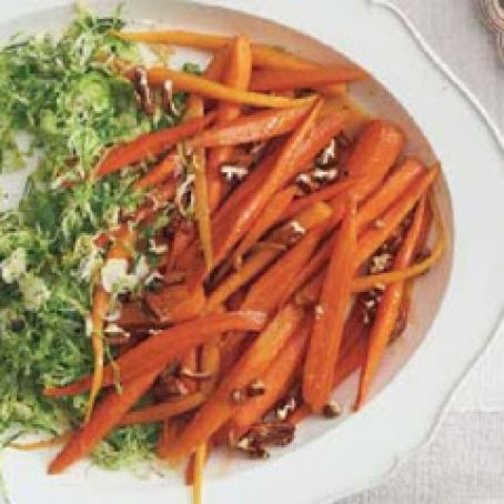Brown Sugar Glazed Carrots with Pecans