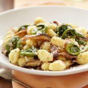 GNOCCHI****Sauteed Fiddlehead and Mushroom Gnocchi
