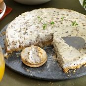 Mushroom, Walnut & Thyme Cheesecake