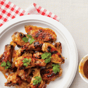 Chicken, Hot Wings, Pepper-Jelly Glazed
