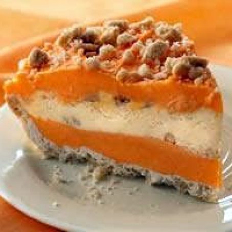 Orange Ice cream pie