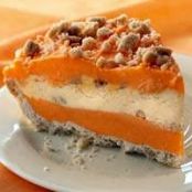 Orange Ice cream pie