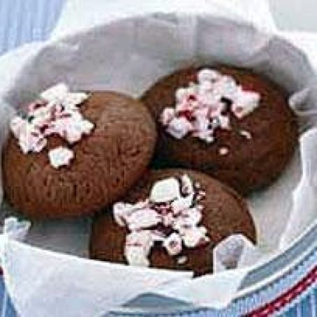 Mint Chocolate Truffle Cookies