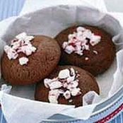 Mint Chocolate Truffle Cookies