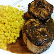 Pork Chops in a Fennel & Caper Sauce