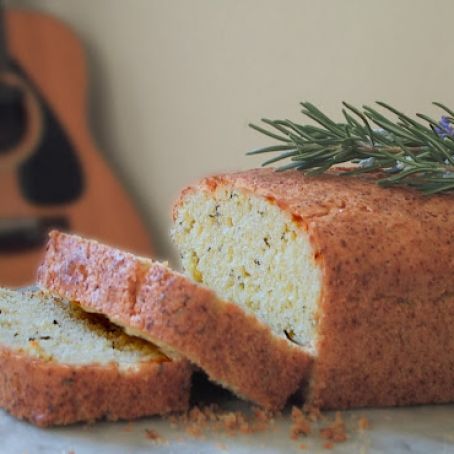 Olive Oil and Fresh Rosemary Cake