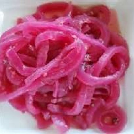 Red Pickled Onions***