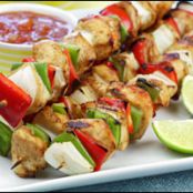 CHICKEN FAJITA KEBABS
