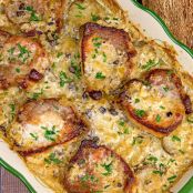 Pork Chops & Scalloped Potatoes Casserole