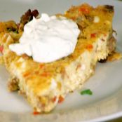 Sausage, Red Pepper and Feta Frittata