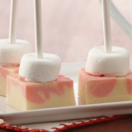 Peppermint White Hot Chocolate on a Stick