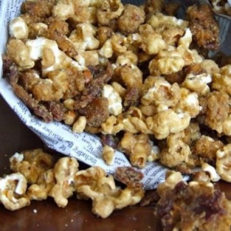 Bacon Bourbon Caramel Popcorn