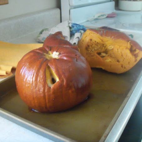 HOW TO BAKE A PUMPKIN