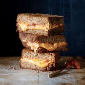 Cooking Light Grilled Cheese with Roasted Tomato Spread