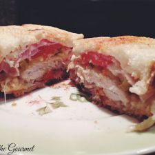 Grilled Fried Chicken Panini