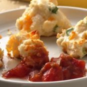 Cheddar and Green Onion Biscuit Poppers