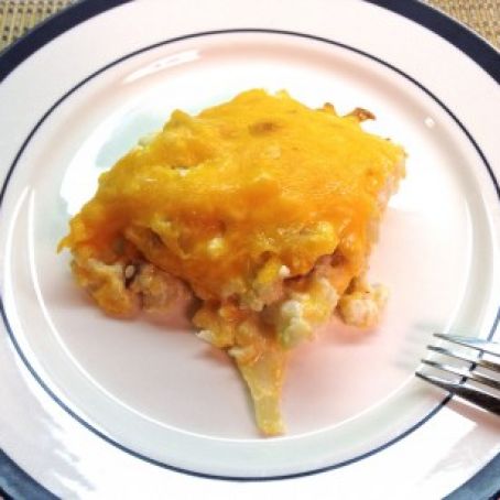 Twice Baked Cauliflower Casserole
