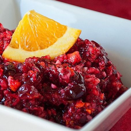 Easy No-Cook Orange Cranberry Relish